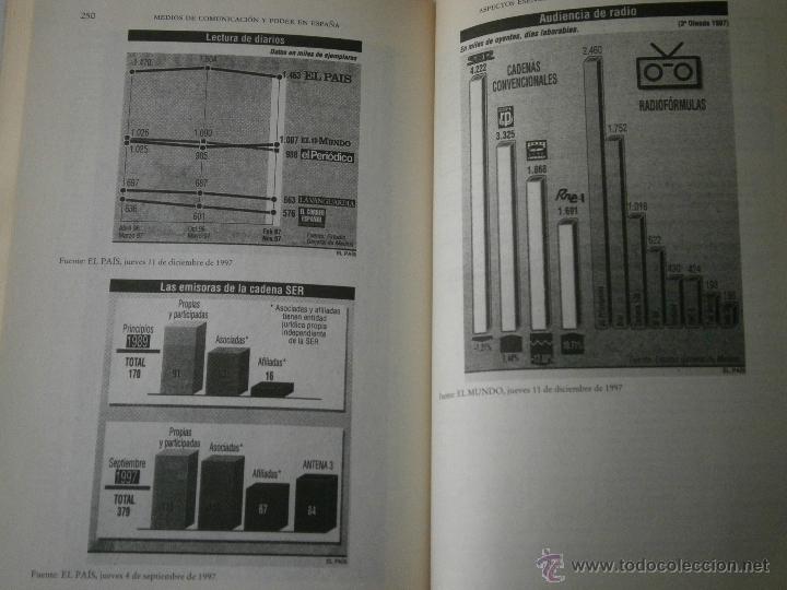 Libros de segunda mano: Medios de comunicacion y poder en Espa&ntilde;a Ramon Reig Paidos 1 edicion 1998 EC - Foto 11