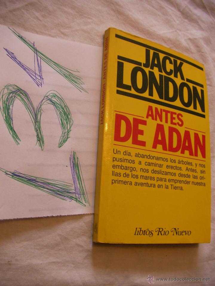 Libros de segunda mano: ANTES DE ADAN - JACK LONDON - ENVIO GRATIS A ESPA&Ntilde;A - Foto 1
