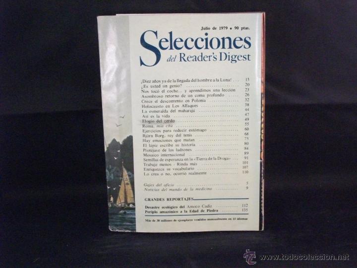 Libros de segunda mano: SELECCIONES DEL READERS DIGEST JULIO 1979 - Foto 1