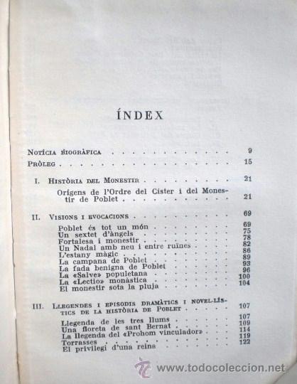 Libros de segunda mano: Manuel de Montoliu: Llibre de Poblet, Ed. Selecta, 1955 - Foto 4