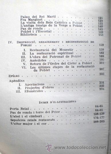 Libros de segunda mano: Manuel de Montoliu: Llibre de Poblet, Ed. Selecta, 1955 - Foto 5