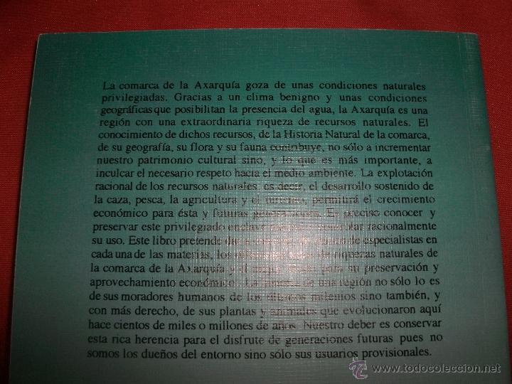 Libros de segunda mano: AXARQU&Iacute;A VIVA. HISTORIA NATURAL DE LA COMARCA - Foto 2