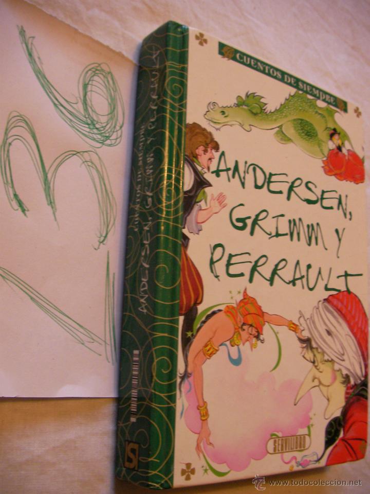 Libros de segunda mano: GRAN VOLUMEN CUENTOS DE SIEMPRE - ANDERSEN, GRIMM Y PERRAULT - Foto 1
