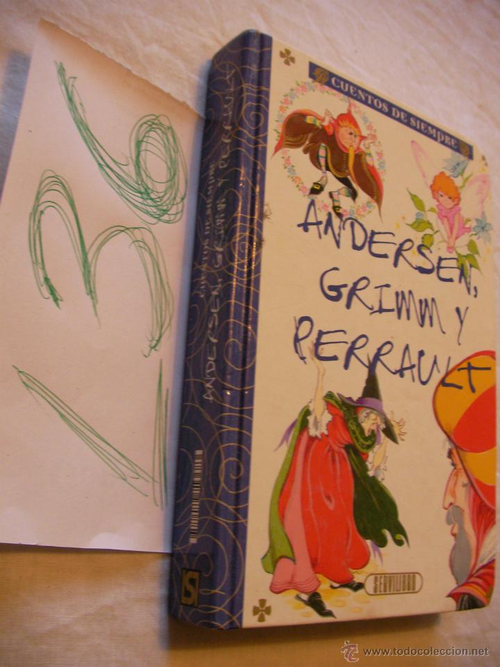 Libros de segunda mano: GRAN VOLUMEN CUENTOS DE SIEMPRE - ANDERSEN, GRIMM Y PERRAULT - Foto 1