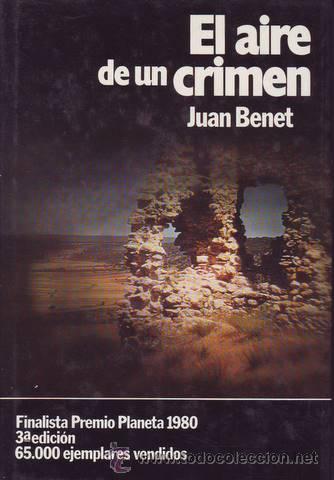 Libros de segunda mano: BENET, Juan: EL AIRE DE UN CRIMEN. - Foto 1
