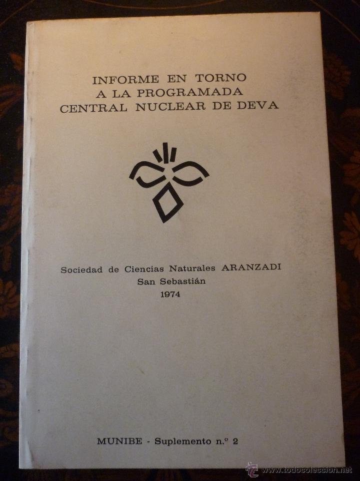 Libros de segunda mano: Informe en torno a la programada central nuclear de Deva - Foto 1