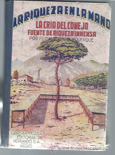 Libros de segunda mano: LA CR&Iacute;A DEL CONEJO, FERNANDO ALBURQUERQUE, LIB. Y CASA ED. HERNANDO 1964 - Foto 1