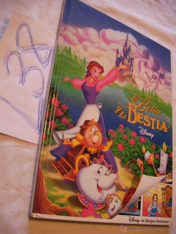 Libros de segunda mano: DISNEY EN DIBUJOS ANIMADOS - LA BELLA Y LA BESTIA - Foto 1