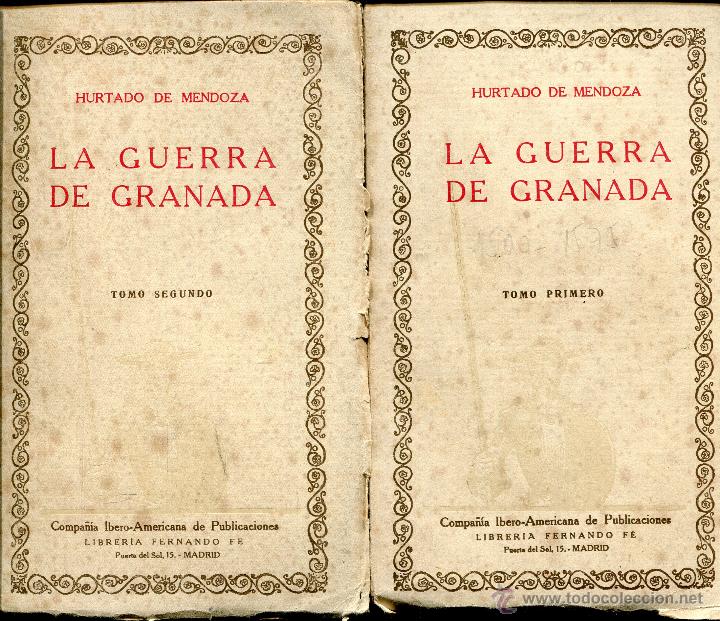 Libros de segunda mano: la guerra de granada  --  hurtado de mendoza - Foto 1