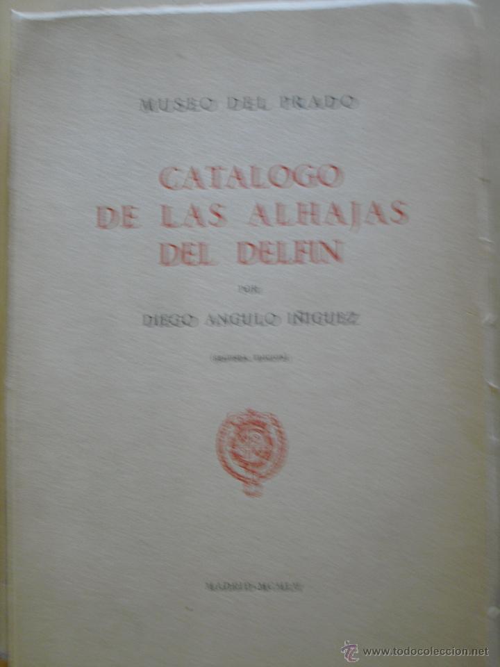 Libros de segunda mano: Catalogo de las alhajas del Delfin. Angulo I&ntilde;iguez, Diego - Foto 1