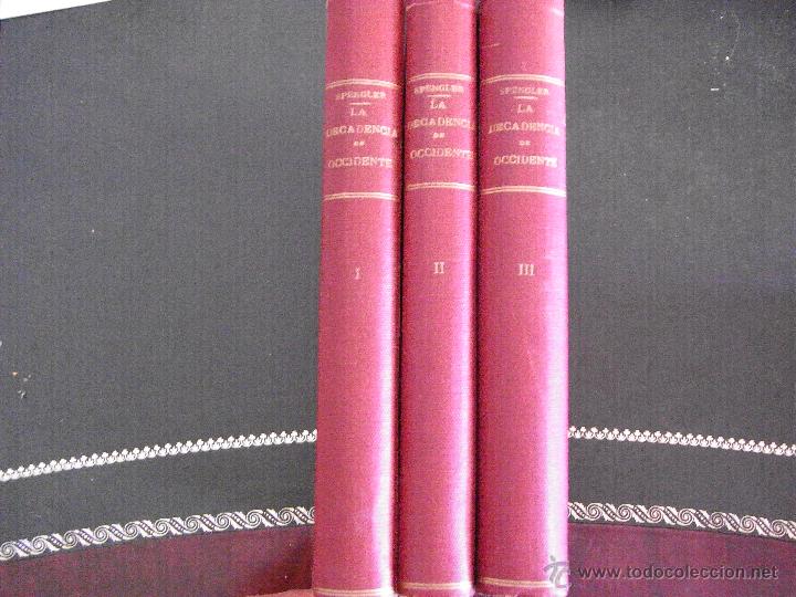 Libros de segunda mano: La decadencia de Occidente. vols I, II y III - Foto 1