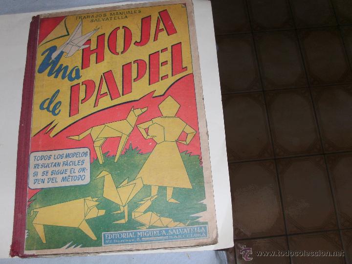 Libros de segunda mano: UNA HOJA DE PAPEL - - Foto 1