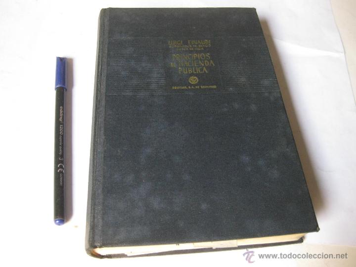 Libros de segunda mano: PRINCIPIOS DE HACIENDA P&Uacute;BLICA - LUIGI EINAUDI - Foto 1
