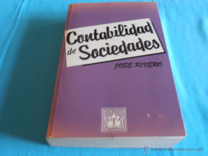 Libros de segunda mano: CONTABILIDAD DE SOCIEDADES, JOSE RIVERO - Foto 1