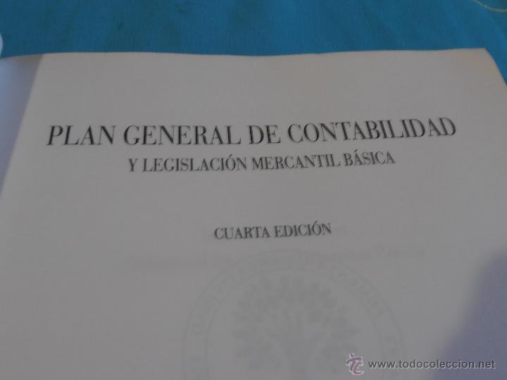Libros de segunda mano: PLAN GENERAL DE CONTABILIDAD - Foto 3