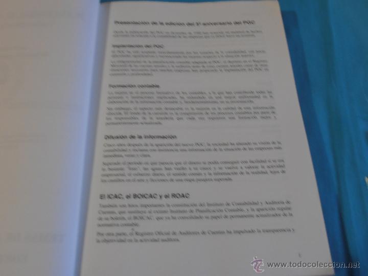 Libros de segunda mano: PLAN GENERAL DE CONTABILIDAD - Foto 6