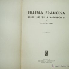 Libros de segunda mano: LIBRO DE SILLERIAS FRANCESAS