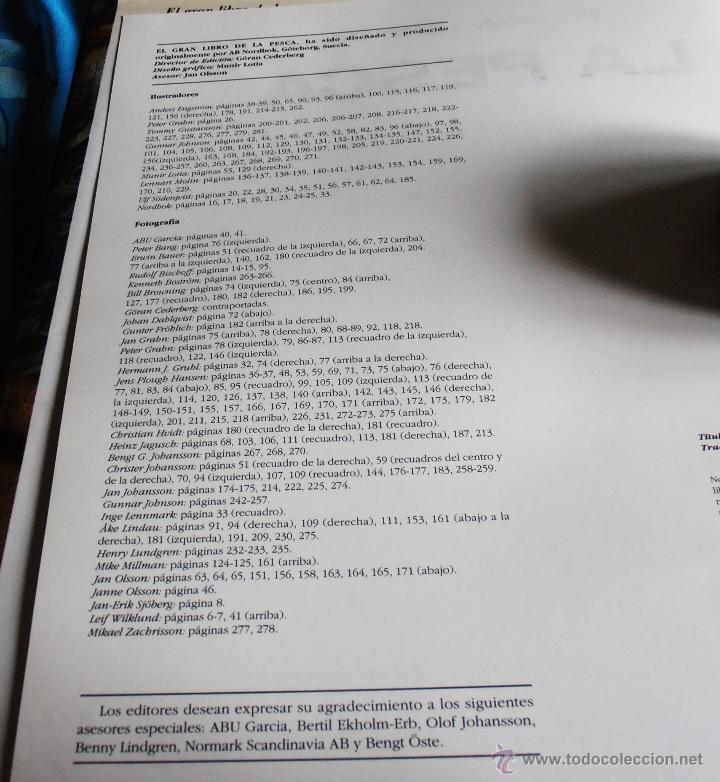 Libros de segunda mano: EL GRAN LIBRO DE LA PESCA, EDITORIAL EVEREST - Foto 5