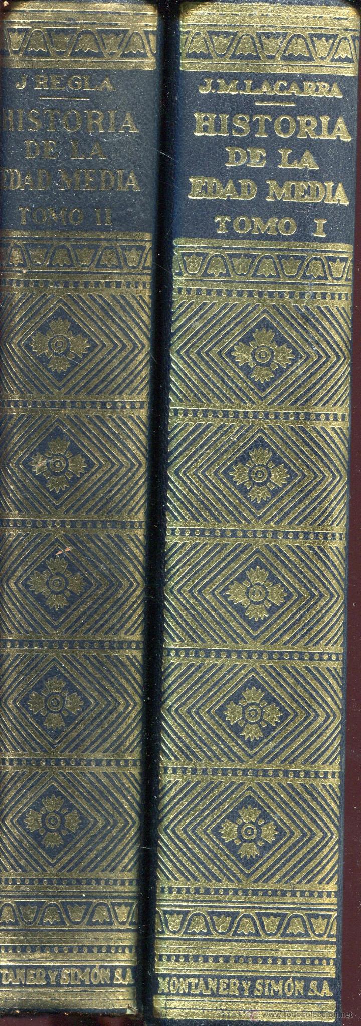 Libros de segunda mano: historia de la edad media  --2 tomos completo - Foto 1