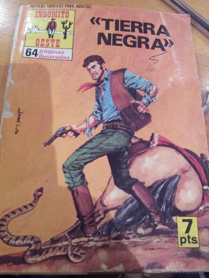 Libros de segunda mano: NOVELA DEL OESTE INDOMITO OESTE - TIERRA NEGRA - Foto 1