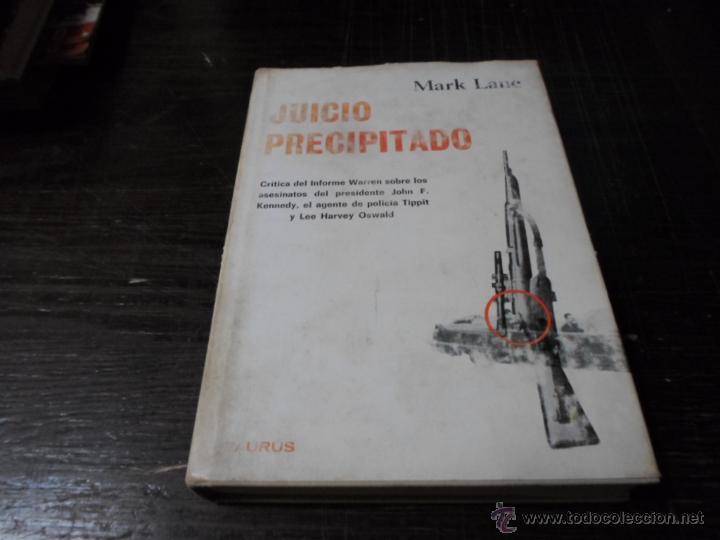 Libros de segunda mano: Mark Lane, Juicio Precipitado, Ed. Taurus - Foto 1