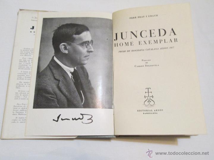 Libros de segunda mano: JUNCEDA HOME EXEMPLAR - PERE PRAT I UBACH - 1957 - Foto 3