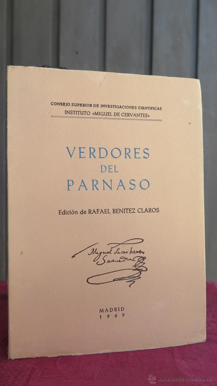 Libros de segunda mano: VERDORES DEL PARNASO. RAFAEL BENITEZ CLAROS. CSIC - Foto 1