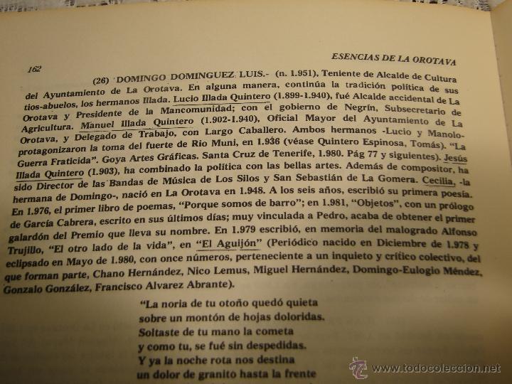 Libros de segunda mano: ESENCIAS DE LA OROTAVA - JUAN DEL CASTILLO - Foto 8