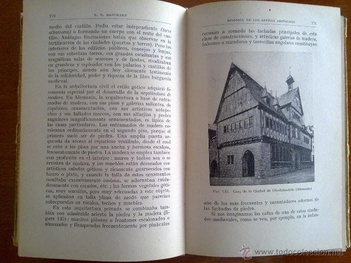 Libros de segunda mano: HISTORIA DE LOS ESTILOS ART&Iacute;STICOS, K. D. HARTMANN - Foto 2