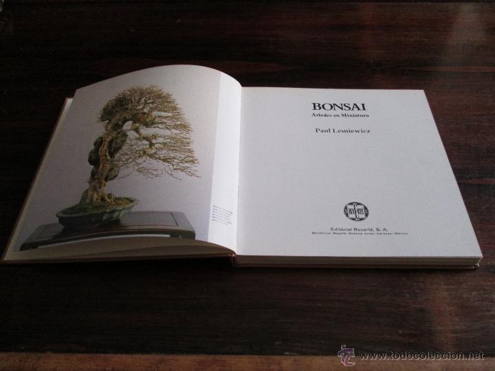 Libros de segunda mano: Bonsai &bull; &Aacute;rboles en miniatura --- Paul Lesniewicz - Foto 7