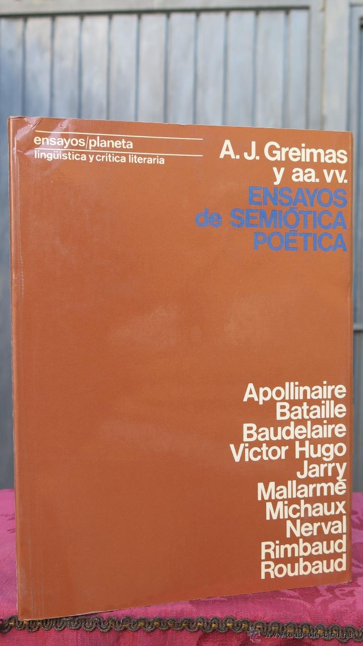 Libros de segunda mano: ENSAYOS DE SEMIOTICA POETICA. A.J. GREIMAS - Foto 1