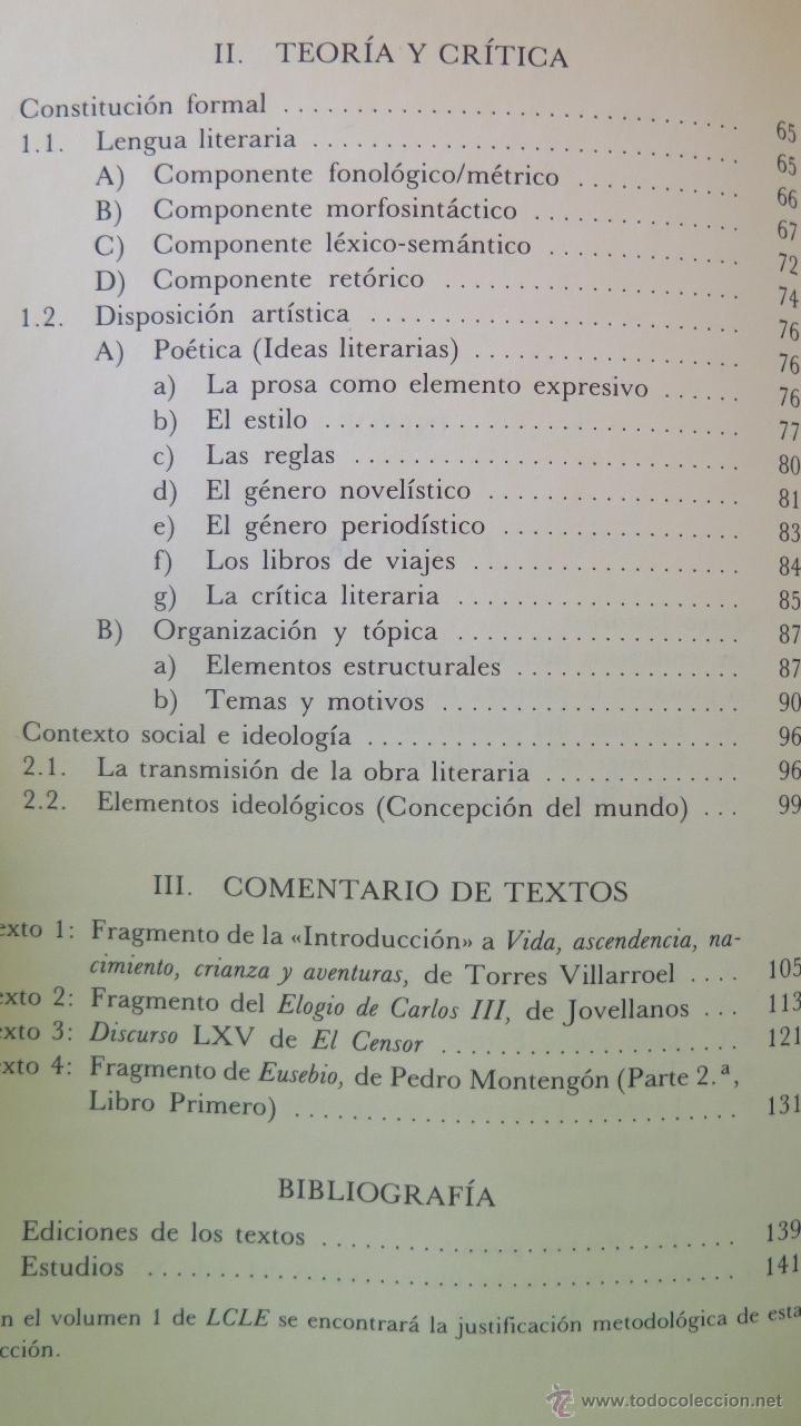 Libros de segunda mano: LA PROSA EN EL SIGLO XVIII. ESTHER LACADENA - Foto 3
