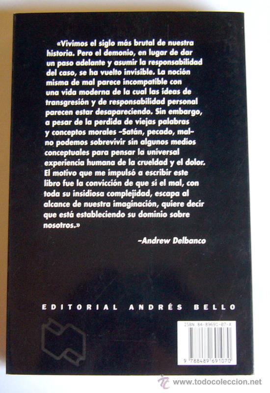 Libros de segunda mano: LA MUERTE DE SATAN - ANDREW DELBANCO - Foto 2