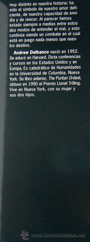 Libros de segunda mano: LA MUERTE DE SATAN - ANDREW DELBANCO - Foto 4