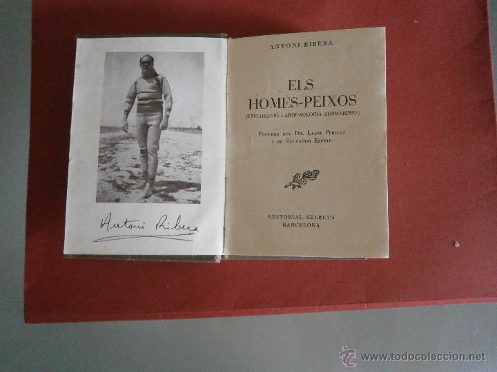 Libros de segunda mano: Els Home-Peixos (Exploraci&oacute; i Arqueologia Submarines). Antoni Ribera - Foto 1