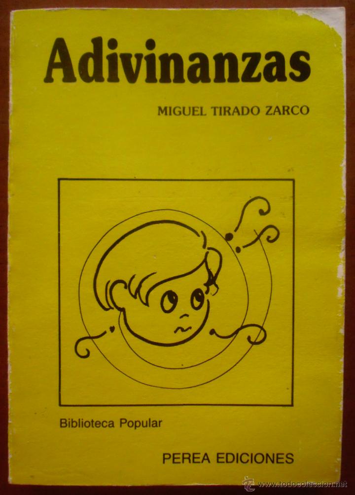 Libros de segunda mano: Adivinanzas. Biblioteca Popular. Perea Ediciones. 1987. - Foto 1