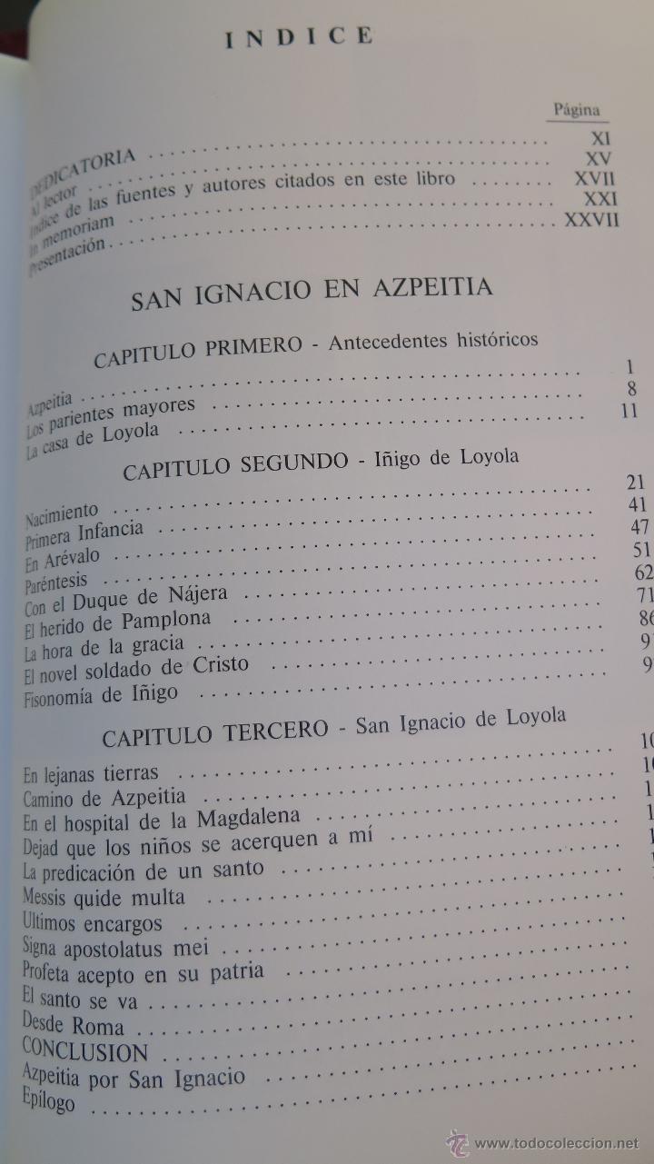 Libros de segunda mano: SAN IGNACIO EN AZPEITIA. MONOGRAFIA HISTORICA - Foto 2