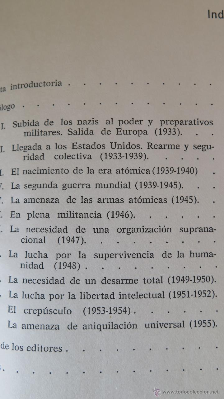 Libros de segunda mano: ESCRITOS SOBRE LA PAZ. ALBERT EINSTEIN - Foto 2