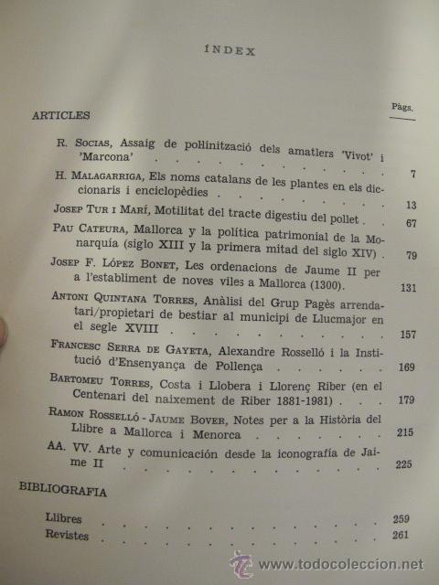 Libros de segunda mano: Estudis bale&agrave;rics. Any II, n&ordm; 6, setembre 1982 - Foto 2