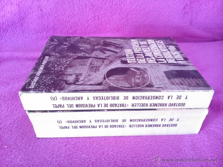 Second hand books: TRATADO DE LA PREVISION DEL PAPEL Y DE LA CONSERVACION DE LAS BIBLIOTECAS Y ARCHIVOS, G.KRAEMER 1973