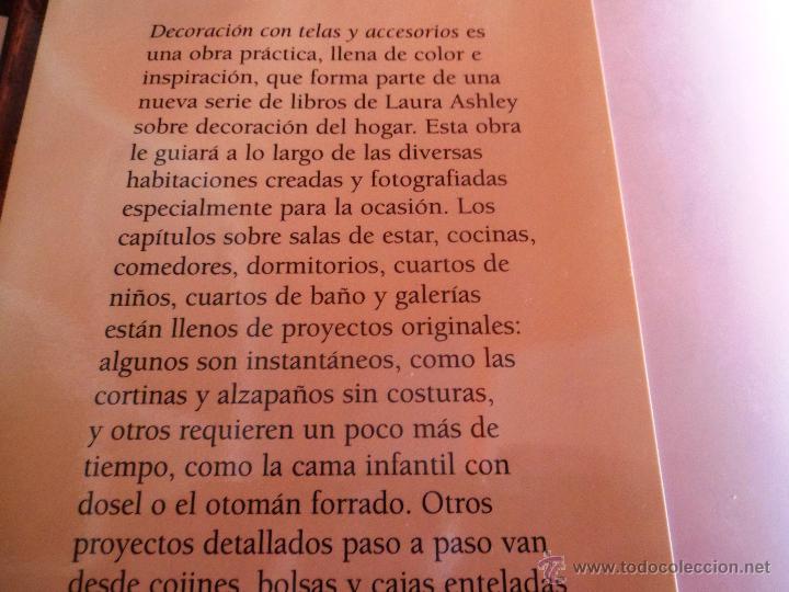 Libros de segunda mano: DECORACI&Oacute;N CON TELAS Y ACCESORIOS. LAURA ASHLEY. - Foto 5