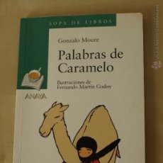 Libros de segunda mano: PALABRAS DE CARAMELO.ANAYA. GONZALO MOURE.ILUSTRACIONES F. MARTIN GODOY. 76 PAG. A PARTIR DE 10 AÑOS