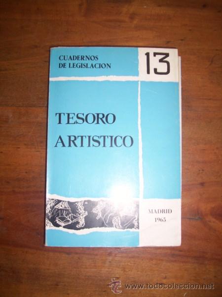 Libri di seconda mano: TESORO art&iacute;stico y exportaci&oacute;n de obras de arte