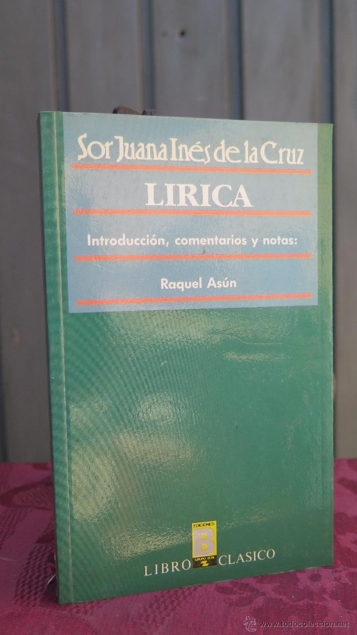 Libros de segunda mano: LIRICA. SOR JUANA INES DE LA CRUZ - Foto 1