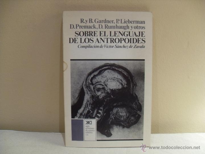 Libros de segunda mano: Sobre el lenguaje de los antropoides (Gardner y otros) - Foto 1