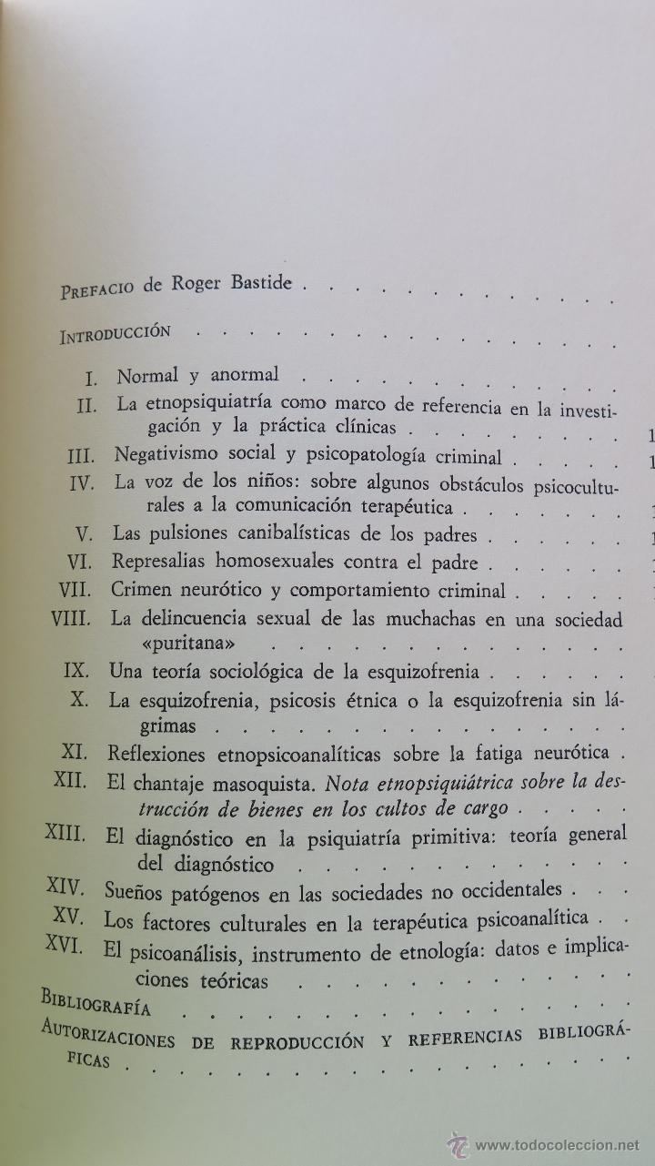 Libros de segunda mano: ENSAYOS DE ETNOPSIQUIATRIA GENERAL. GEORGES DEVEROUX - Foto 2