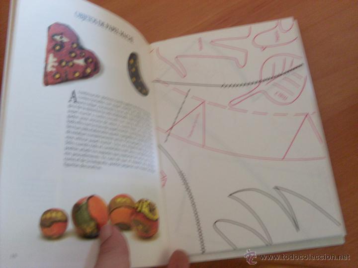 Libros de segunda mano: PAPEL MACHE CREATIVO. CON PATRONES A TAMA&Ntilde;O NATURAL (LB16) - Foto 4