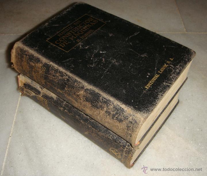 Libros de segunda mano: Manual del Constructor de Maquinas. 2 Tomos. H. Dubbel. 1935 - Foto 2