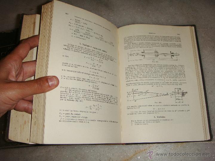 Libros de segunda mano: Manual del Constructor de Maquinas. 2 Tomos. H. Dubbel. 1935 - Foto 4