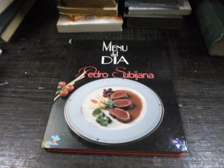 Libros de segunda mano: Pedro Subijana, Menu del dia, ETB, 1993 - Foto 1